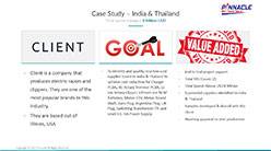 Case Study – Strategic Sourcing – India & Thailand